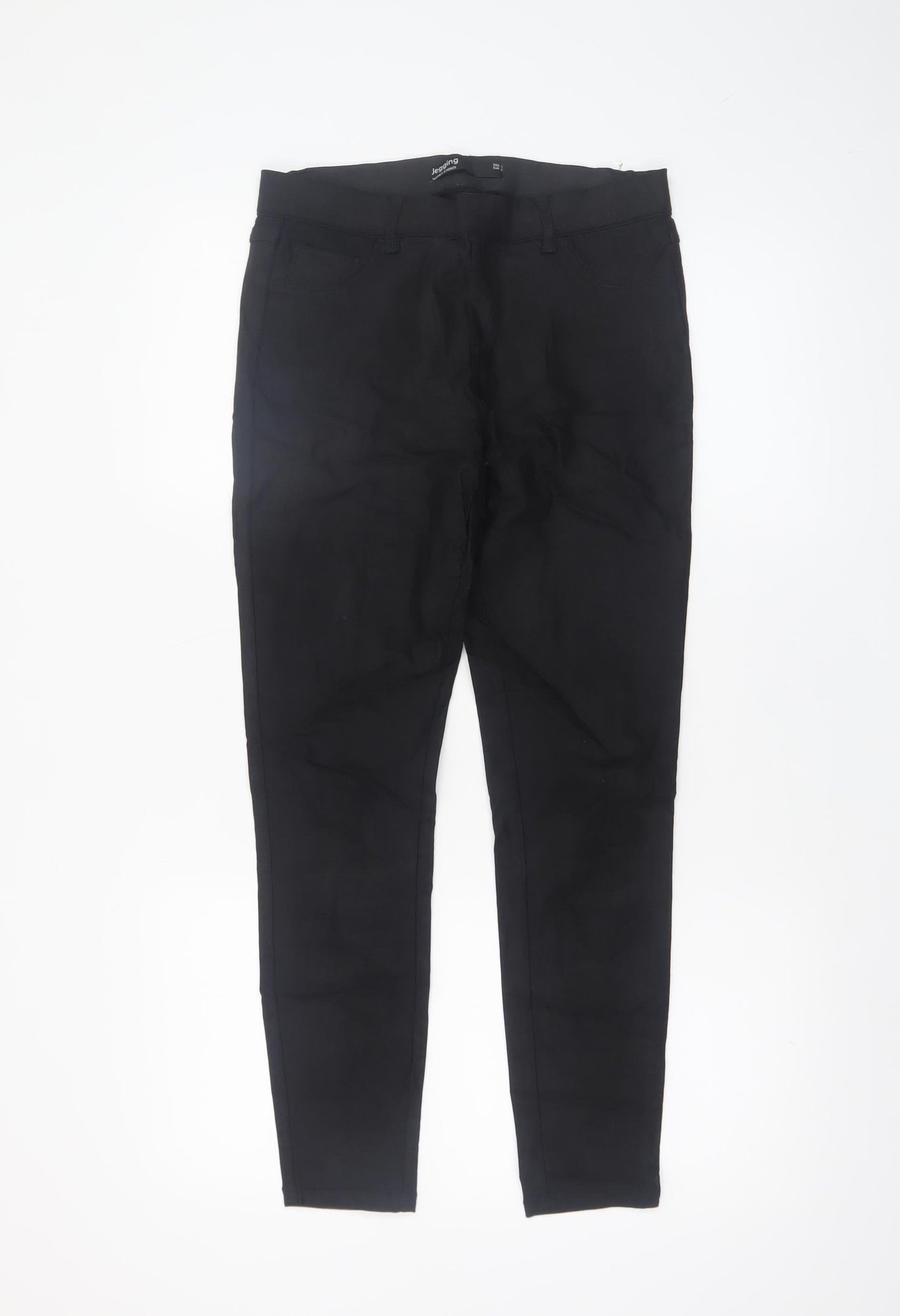 Womens UK Size 12 Dunnes Stores Slim Fit Jegging Black Trousers