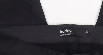 Womens UK Size 12 Dunnes Stores Slim Fit Jegging Black Trousers