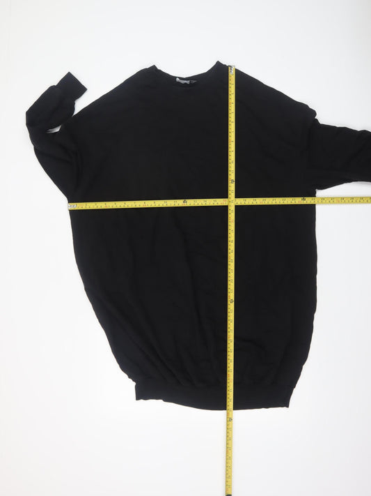 Womens UK Size 8 ASOS Design Black Pullover Sweatshirt