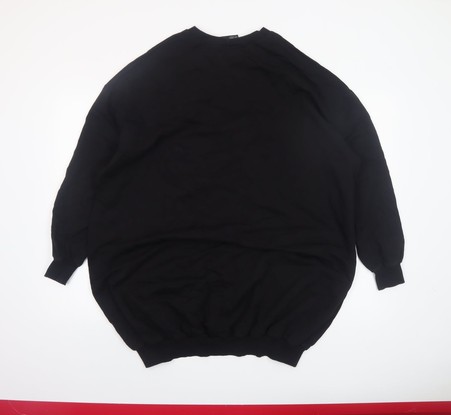 Womens UK Size 8 ASOS Design Black Pullover Sweatshirt