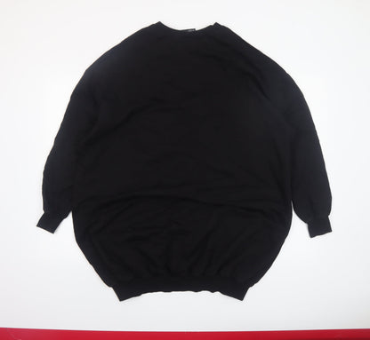 Womens UK Size 8 ASOS Design Black Pullover Sweatshirt