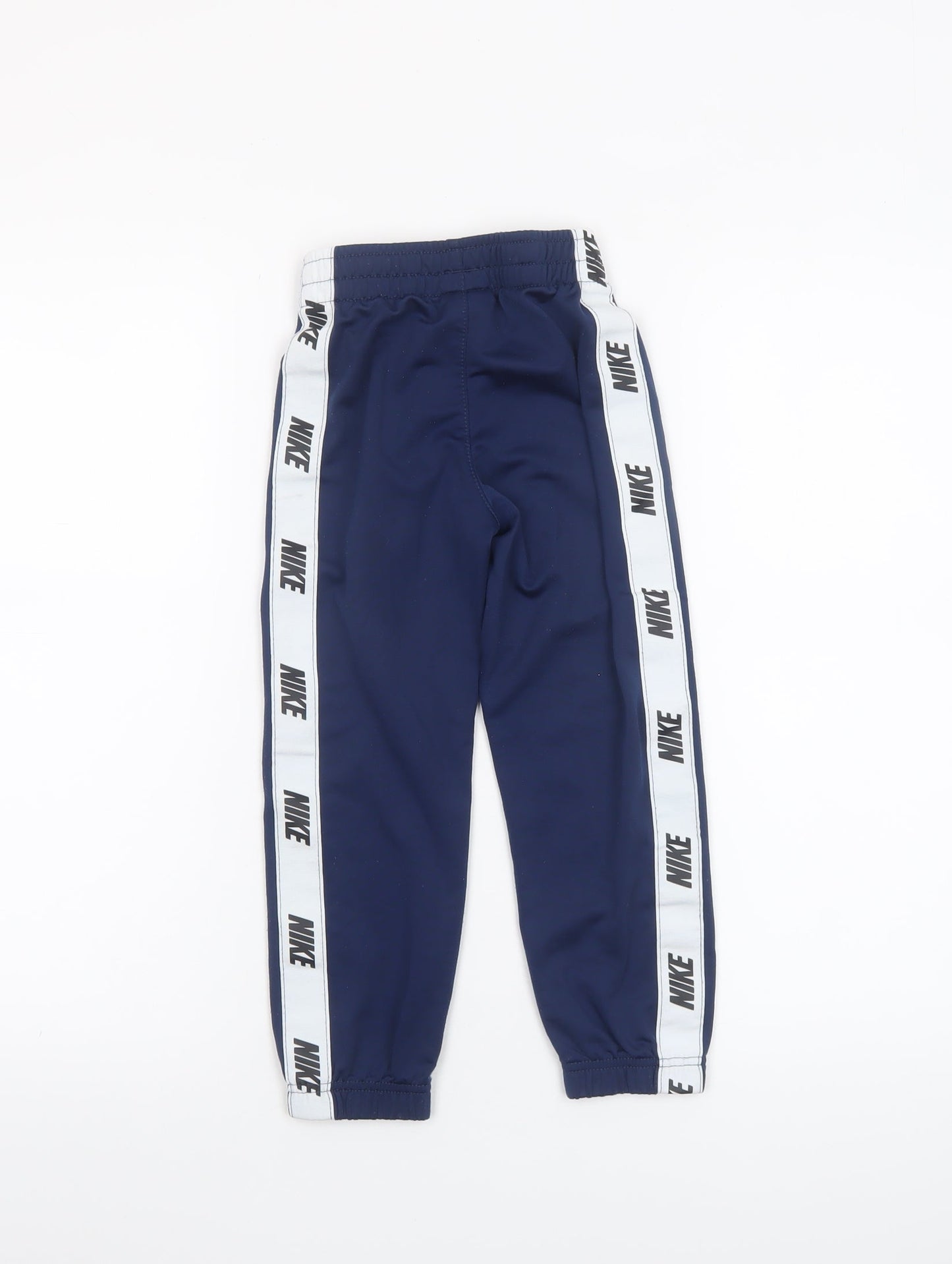 Boys UK Size 4-5 Years Nike Regular Fit Jogger Blue Trousers