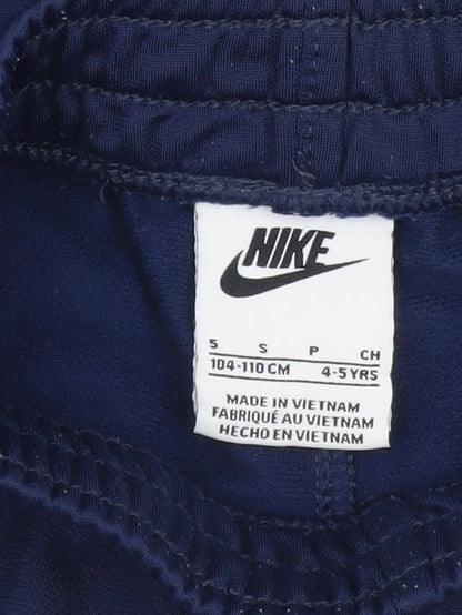 Boys UK Size 4-5 Years Nike Regular Fit Jogger Blue Trousers