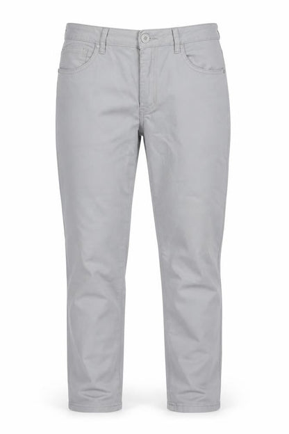 Womens UK Size 12 Paco Boutique Regular Fit Chino Grey Trousers