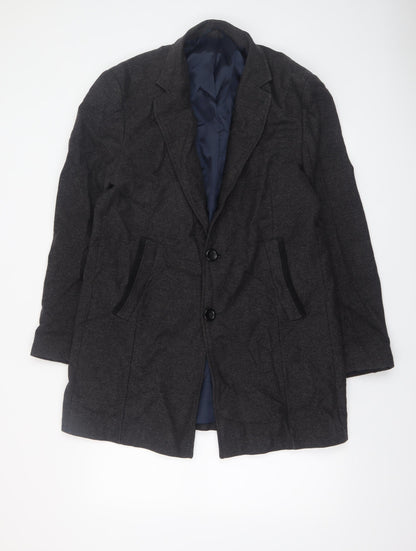 Mens UK Size M NEXT Grey Overcoat