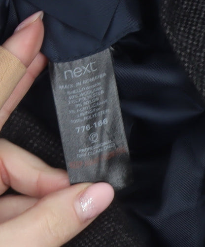 Mens UK Size M NEXT Grey Overcoat