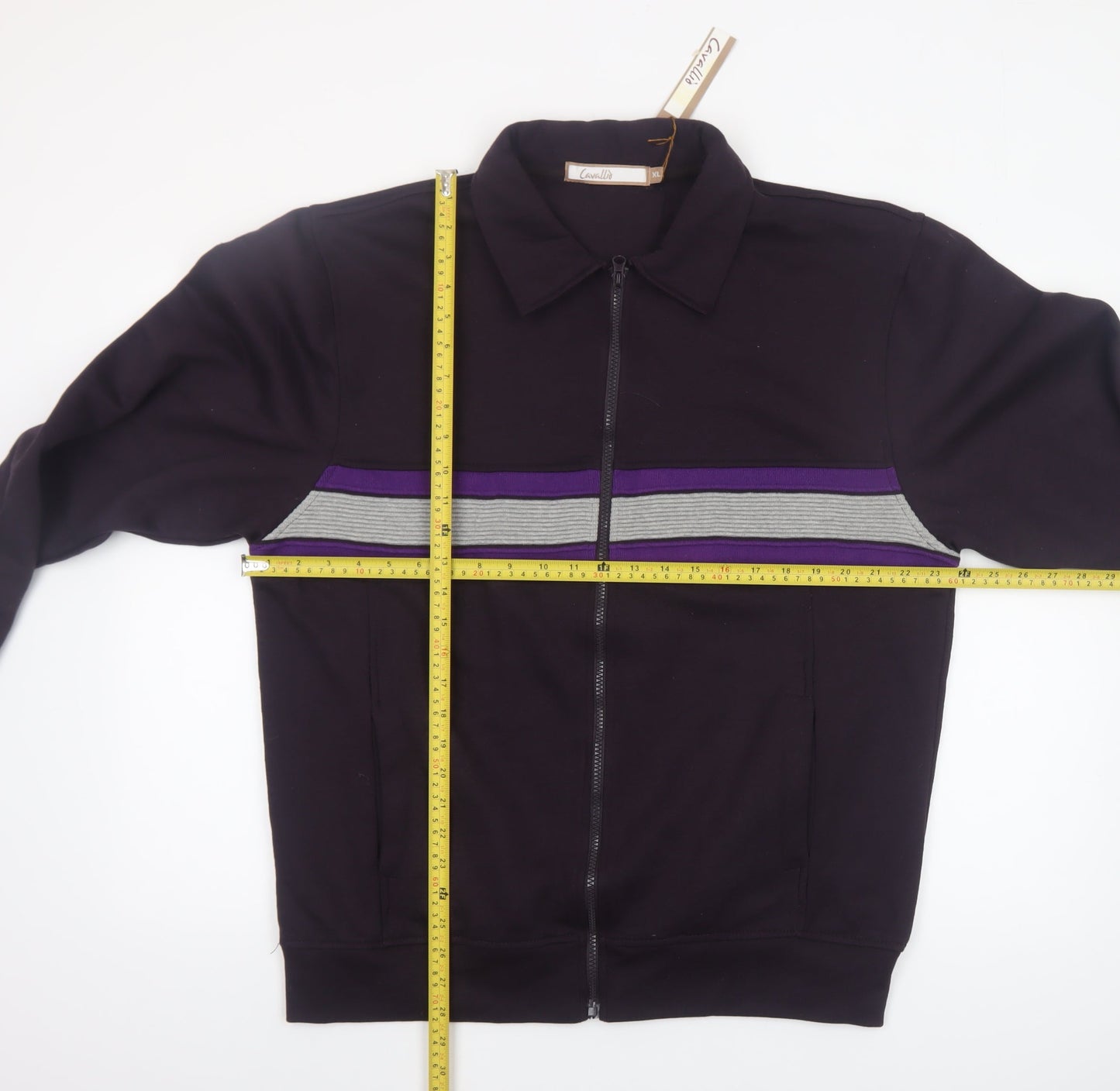 Mens UK Size XL Cavallo Black Basic Jacket