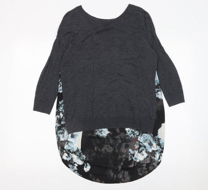 Womens UK Size 8 River Island Grey Pullover Jumper