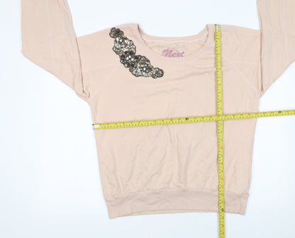 Womens UK Size 14 NEXT Beige Pullover Sweatshirt