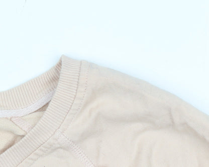 Womens UK Size 14 NEXT Beige Pullover Sweatshirt