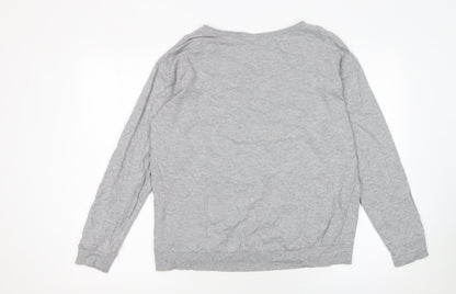 Womens UK Size L H&M Grey Pullover Sweatshirt