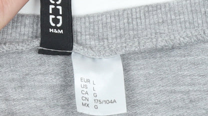 Womens UK Size L H&M Grey Pullover Sweatshirt