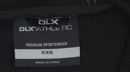 Womens UK Size 2XS DLX Grey Full Zip Hoodie