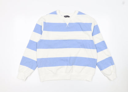 Womens UK Size 8 Marks and Spencer Blue Pullover Sweatshirt