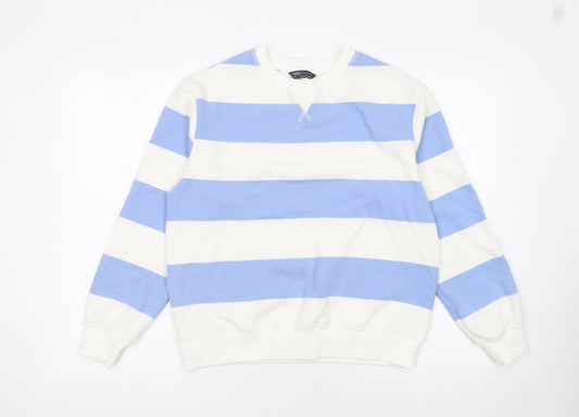 Womens UK Size 8 Marks and Spencer Blue Pullover Sweatshirt
