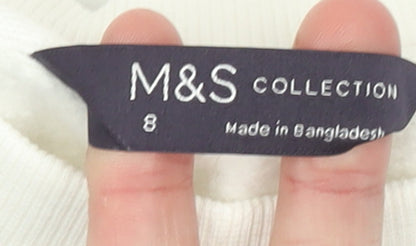 Womens UK Size 8 Marks and Spencer Blue Pullover Sweatshirt