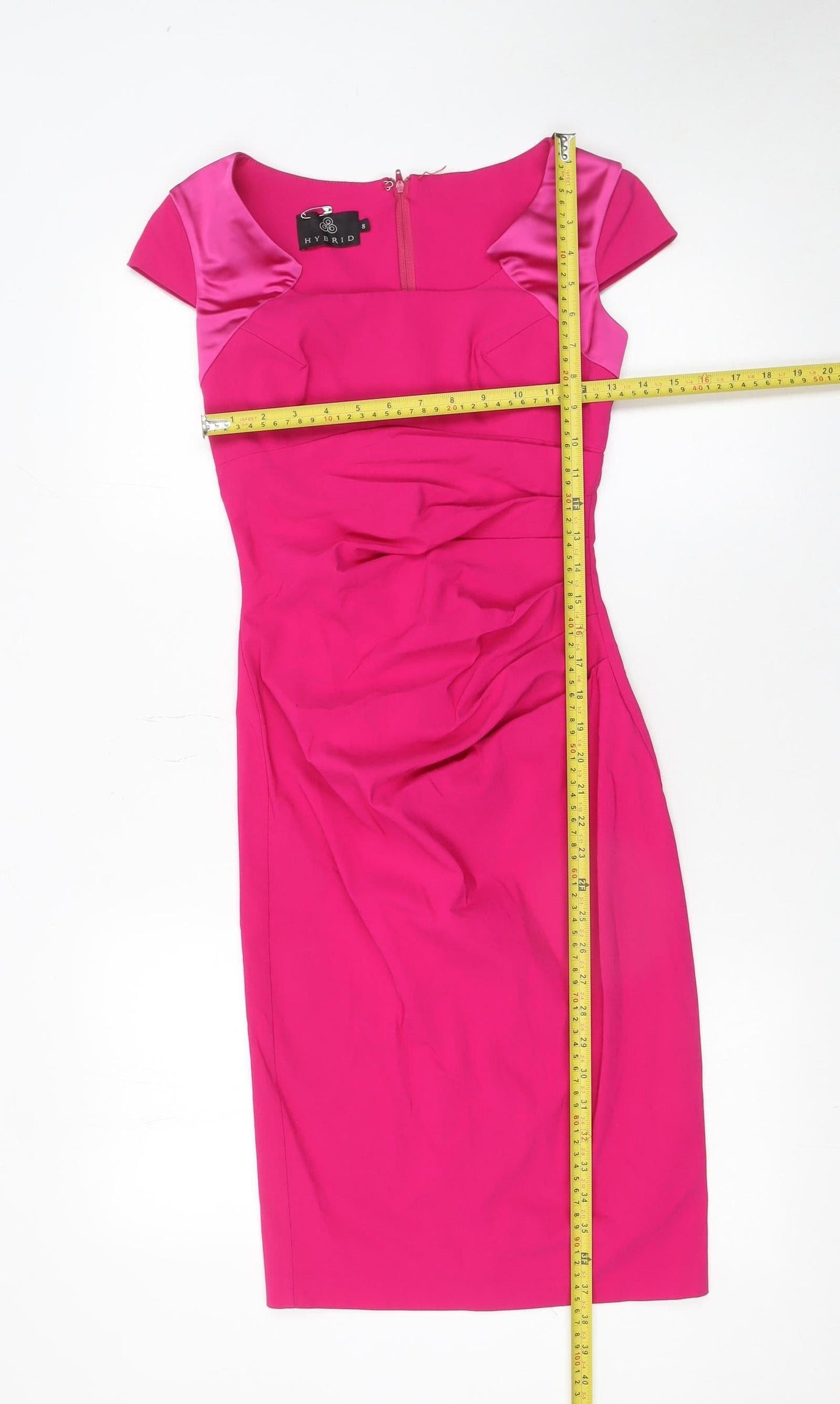 Womens UK Size 8 Hybrid Bodycon Dress