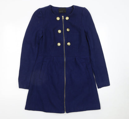 Womens UK Size XS VERO MODA Blue Military Jacket