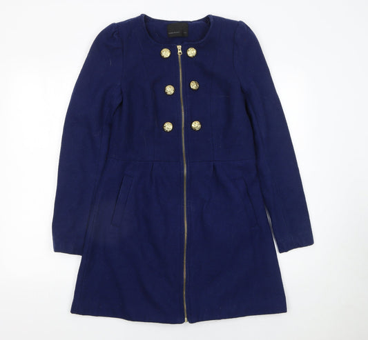 Womens UK Size XS VERO MODA Blue Military Jacket