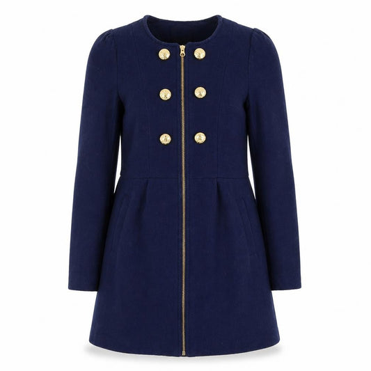 Womens UK Size XS VERO MODA Blue Military Jacket