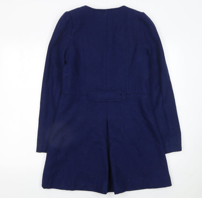 Womens UK Size XS VERO MODA Blue Military Jacket
