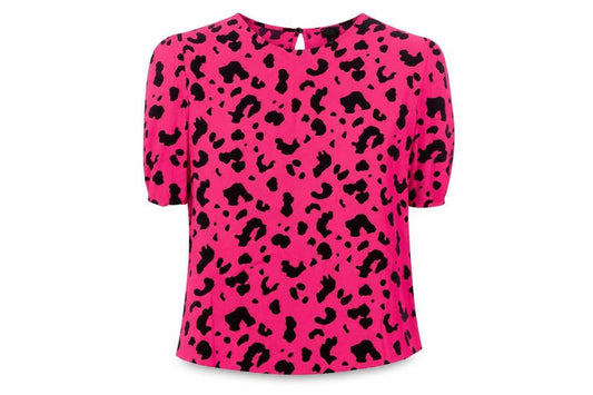 Womens UK Size 8 River Island Pink Basic Blouse