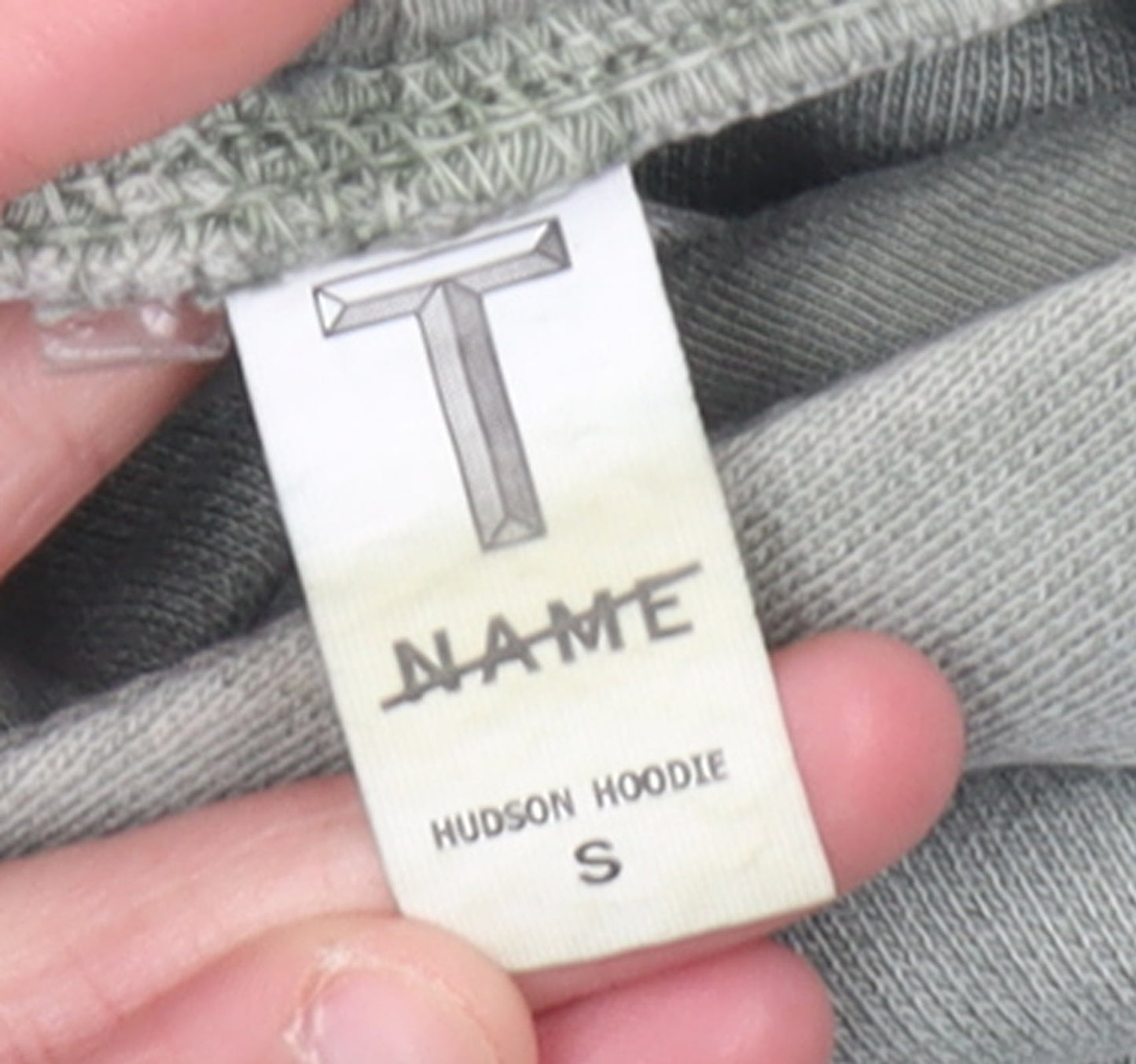 Mens UK Size S T Name Green Pullover Hoodie