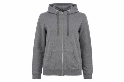 Womens UK Size S Cluivin Grey Full Zip Hoodie