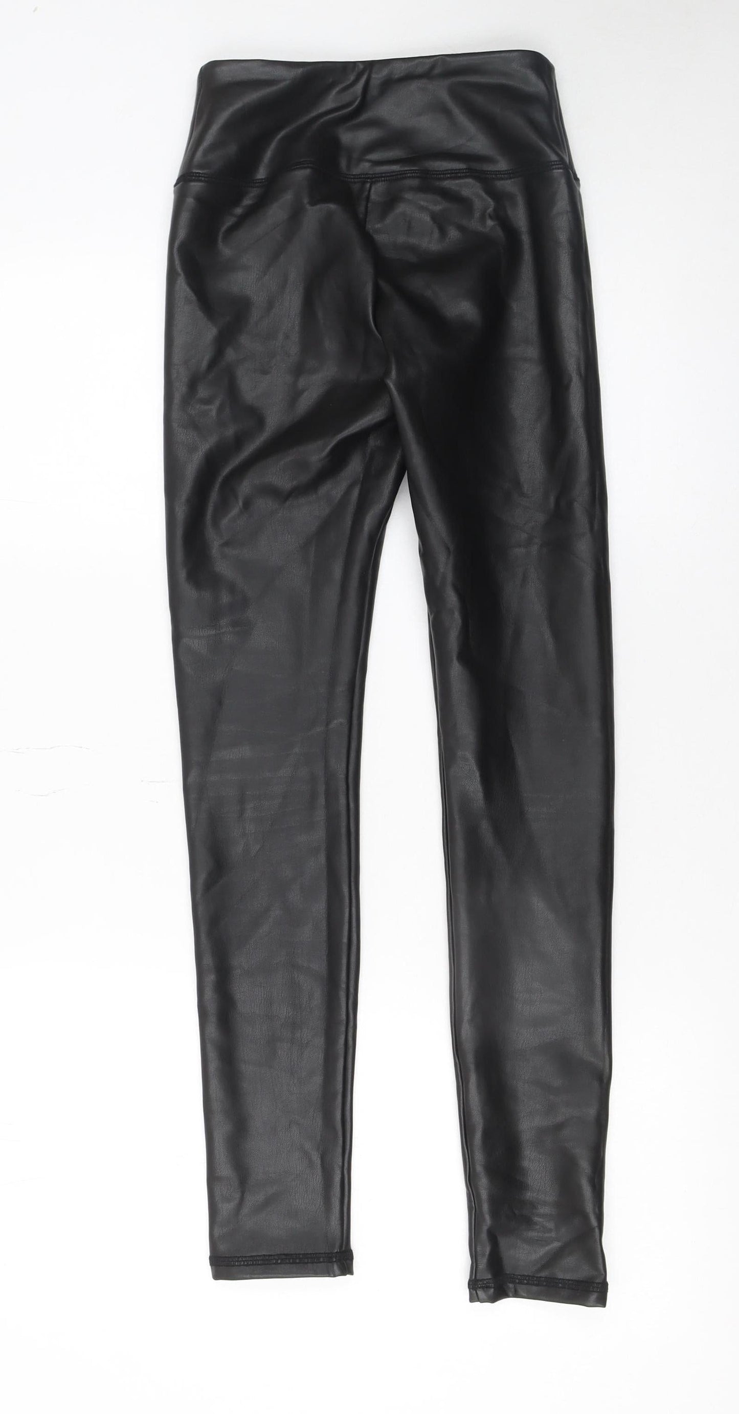 Womens UK Size XS Hollister Slim Fit Leggings Black Trousers