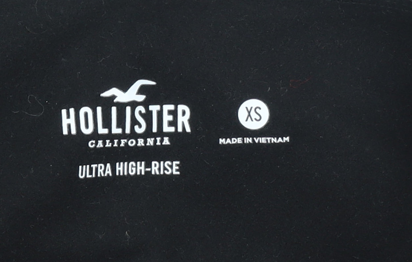 Womens UK Size XS Hollister Slim Fit Leggings Black Trousers
