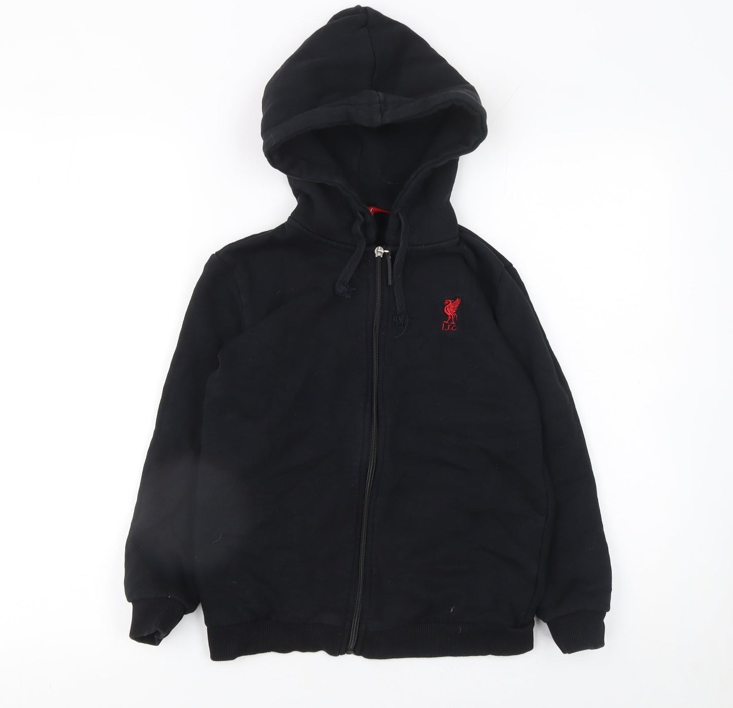 Boys UK Size 9-10 Years L.F.C. Black Full Zip Hoodie