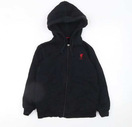 Boys UK Size 9-10 Years L.F.C. Black Full Zip Hoodie