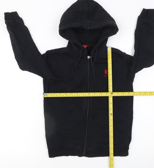 Boys UK Size 9-10 Years L.F.C. Black Full Zip Hoodie