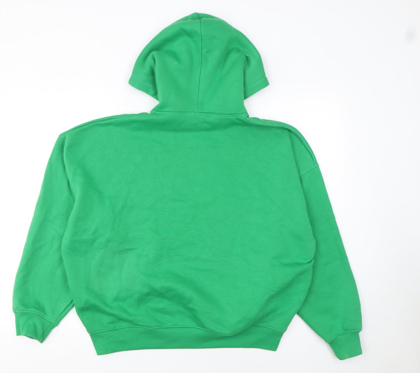 Womens UK Size S Boohoo Green Pullover Hoodie