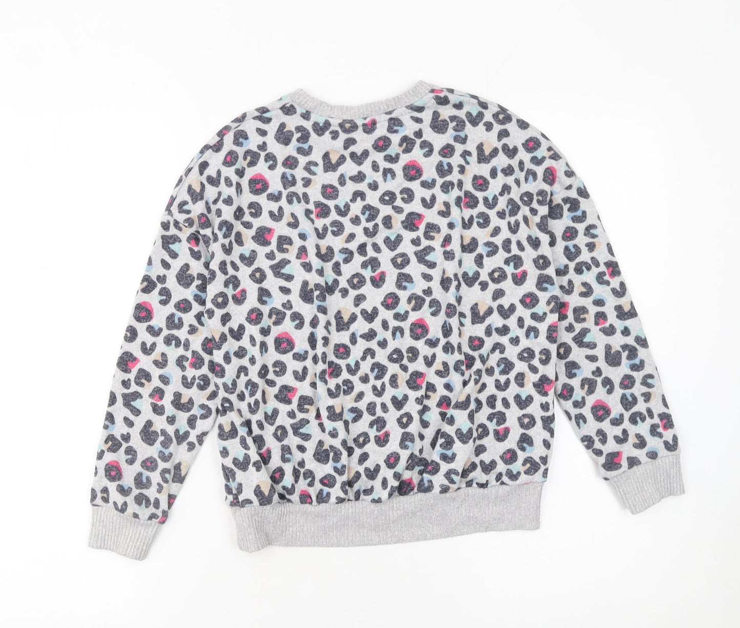 Girls UK Size 10-11 Years Marks and Spencer Grey Pullover Jumper