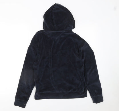 Womens UK Size XS Tommy Hilfiger Blue Pullover Hoodie