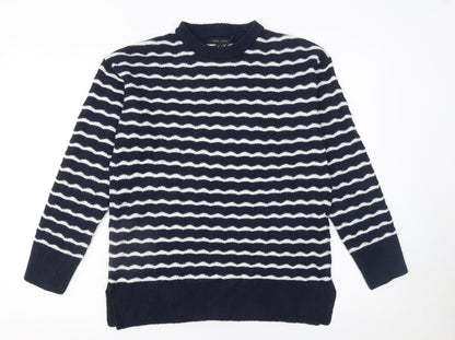 Womens UK Size S New Look Blue Pullover Jumper