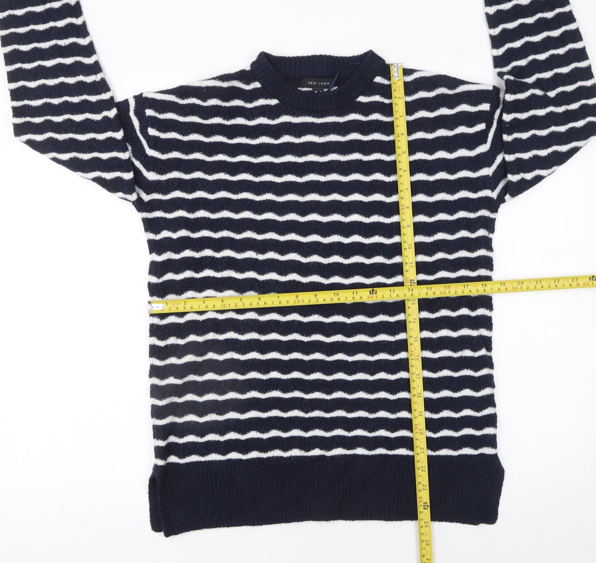 Womens UK Size S New Look Blue Pullover Jumper