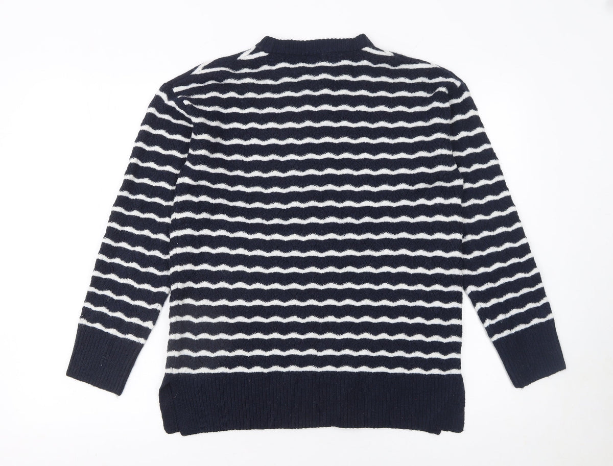 Womens UK Size S New Look Blue Pullover Jumper