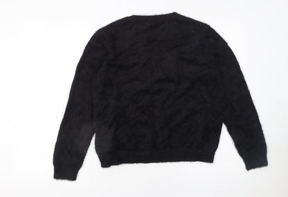 Womens UK Size 14 Lipsy Black Pullover Jumper