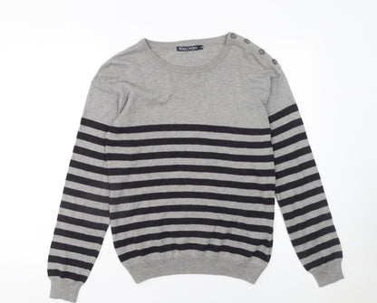 Womens UK Size XS Woolovers Grey Pullover Jumper