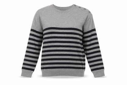 Womens UK Size XS Woolovers Grey Pullover Jumper