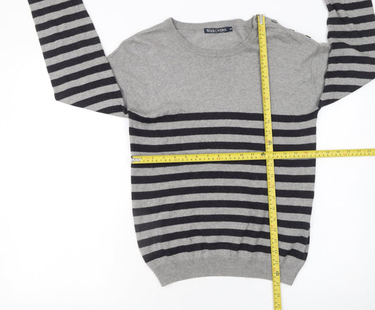 Womens UK Size XS Woolovers Grey Pullover Jumper