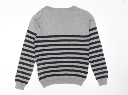 Womens UK Size XS Woolovers Grey Pullover Jumper