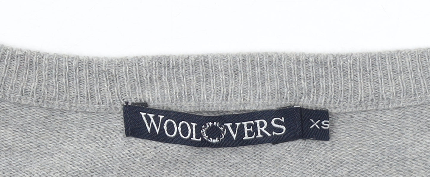 Womens UK Size XS Woolovers Grey Pullover Jumper