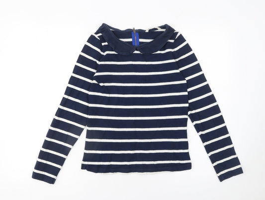 Womens UK Size 8 Boden Blue Basic T-Shirt