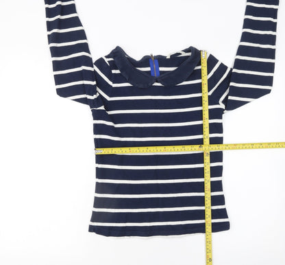 Womens UK Size 8 Boden Blue Basic T-Shirt