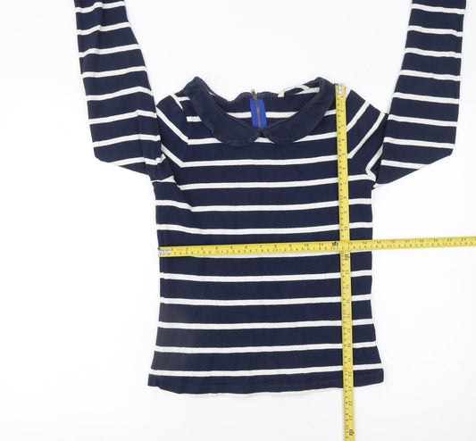 Womens UK Size 8 Boden Blue Basic T-Shirt