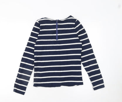 Womens UK Size 8 Boden Blue Basic T-Shirt