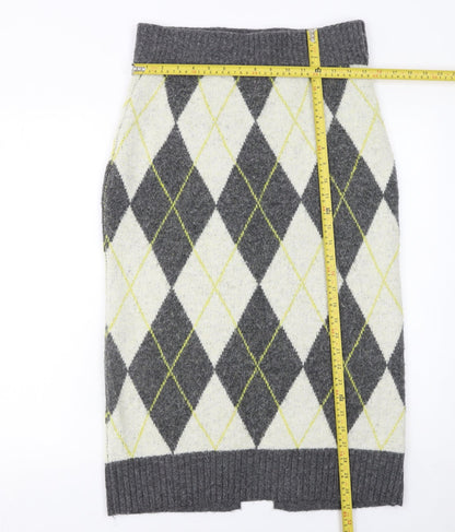 Womens UK Size M Pringle of Scotland x H&M Straight & Pencil Knit Skirt